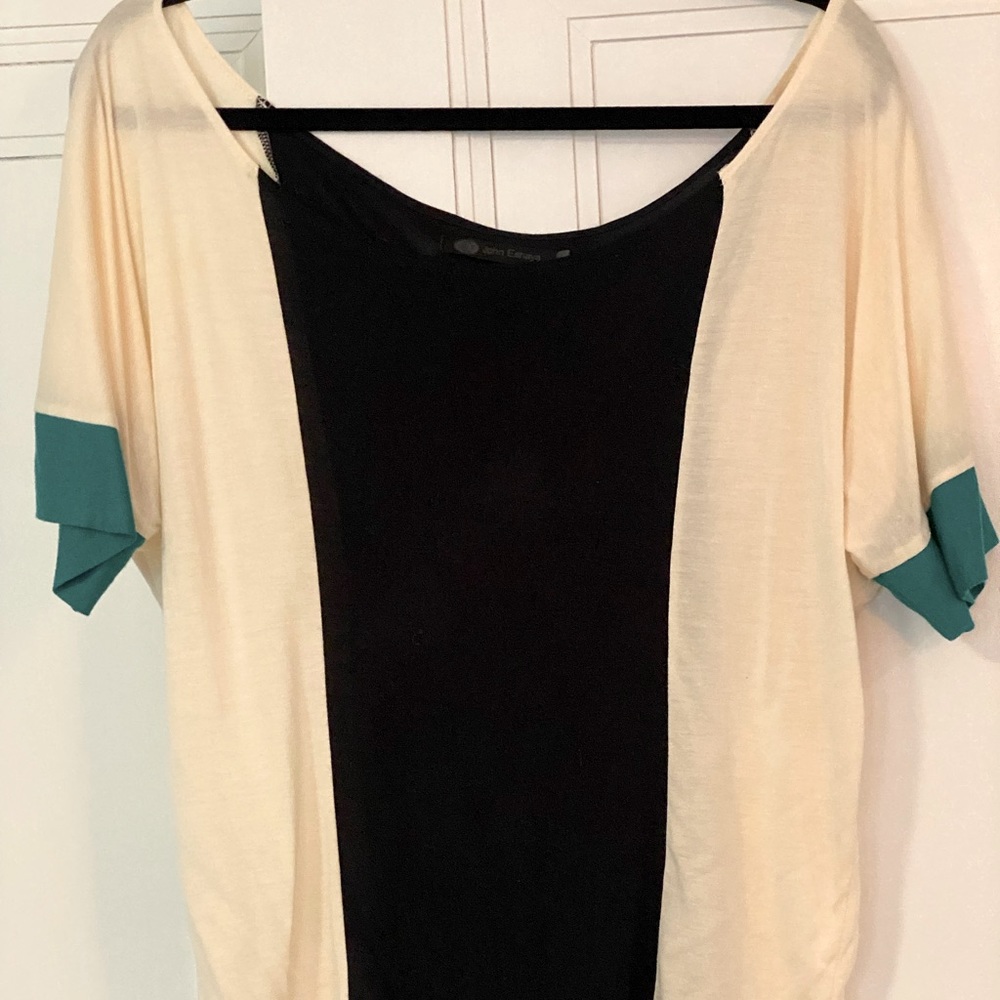 ~JET John Eshaya Short Sleeve T-Shirt Sz. M/L $98+tax